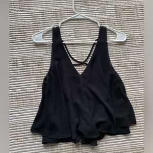 Lush Black V-Neck Camisole